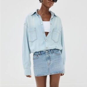Haikure Denim Shirt Dress NWT